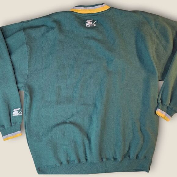 Vintage Starter Green Bay Packers Crewneck Sweater XLarge - Picture 10 of 15